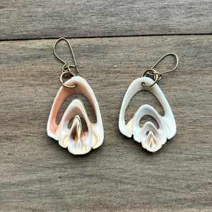 Seashell earrings